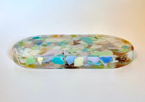 Recycled Glass Resin Coaster (Double)